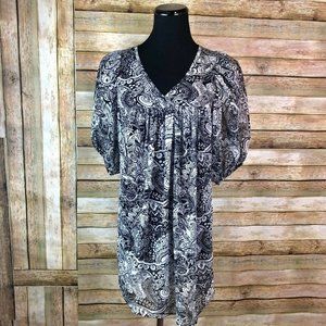 American Rag Cie Tunic Dress/Blouse Small S Black